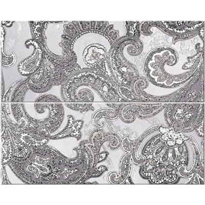 Панно из 2 частей SFUMATO GREY PAISLEY 40,2х50,5 (6 комплектов) 