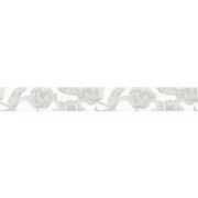 Бордюр MALLORCA GREY FLORIS 7,5х63 (16шт) 